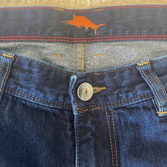 Tommy Bahama Men’s Cayman Island Relaxed Jeans 36/34 Dark Blue - EUC - Picture 3 of 6